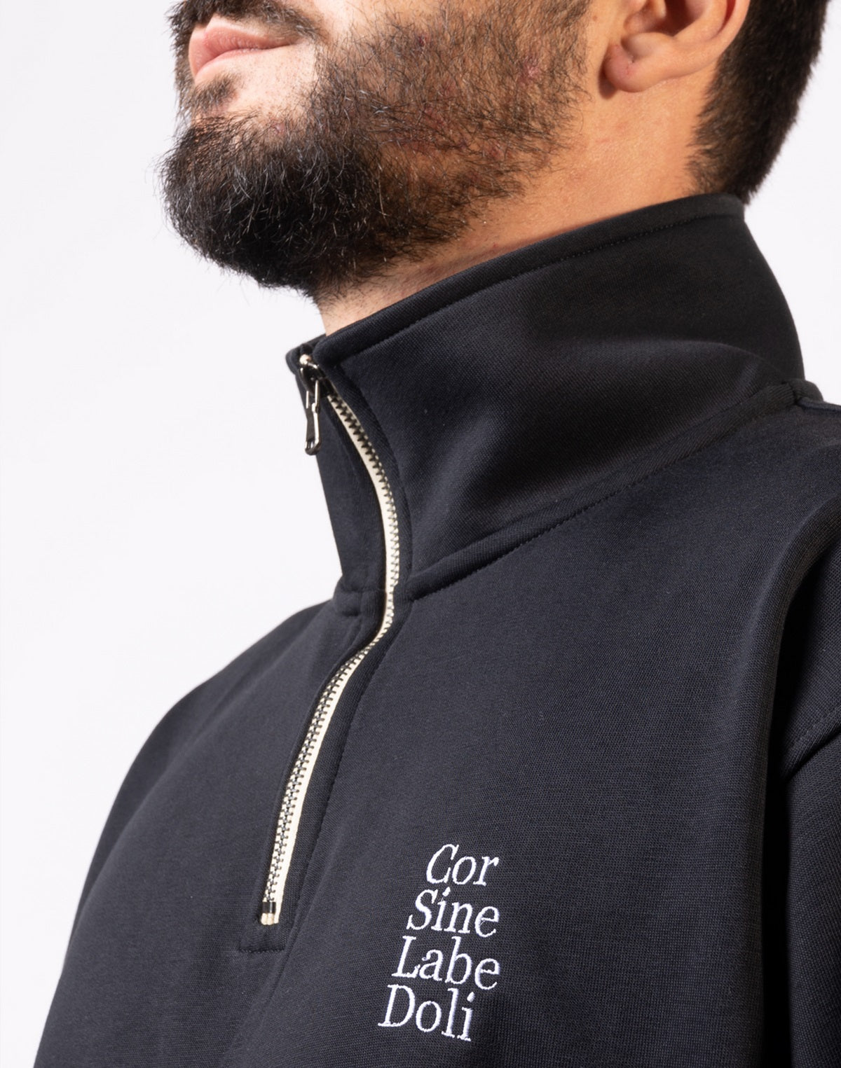 Corsinelabedoli FELPA CON ZIP Nero