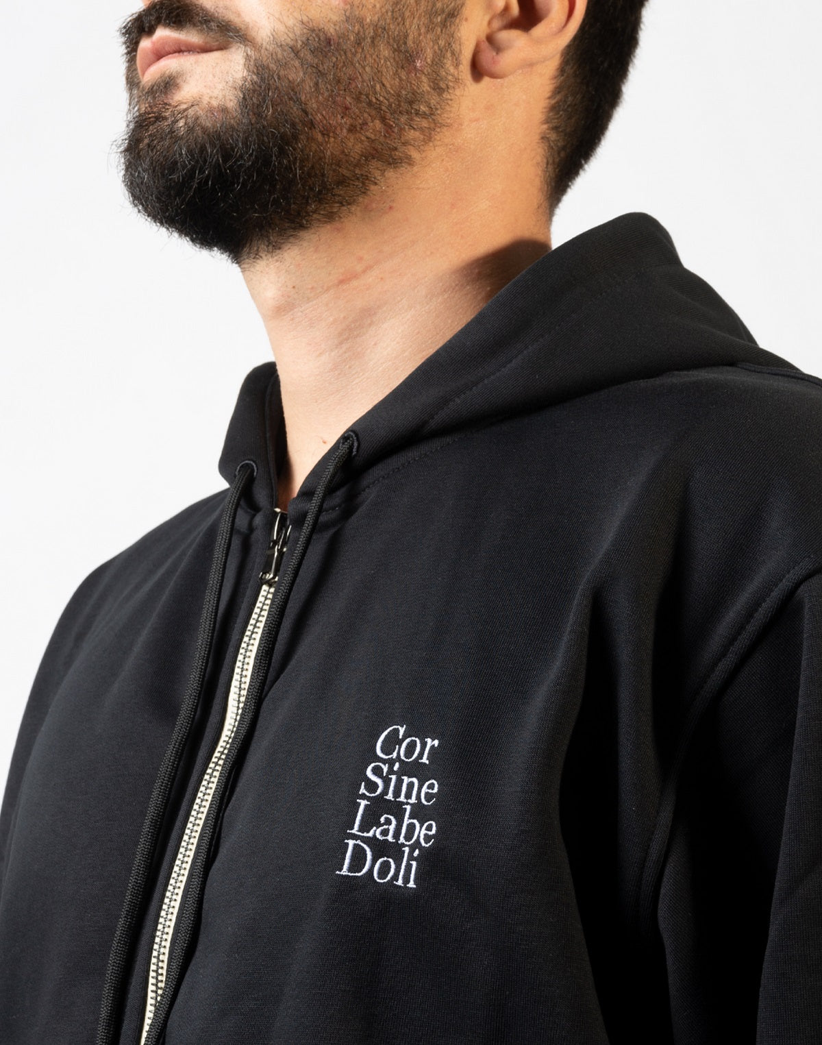 Corsinelabedoli FELPA CON CAPPUCCIO Nero