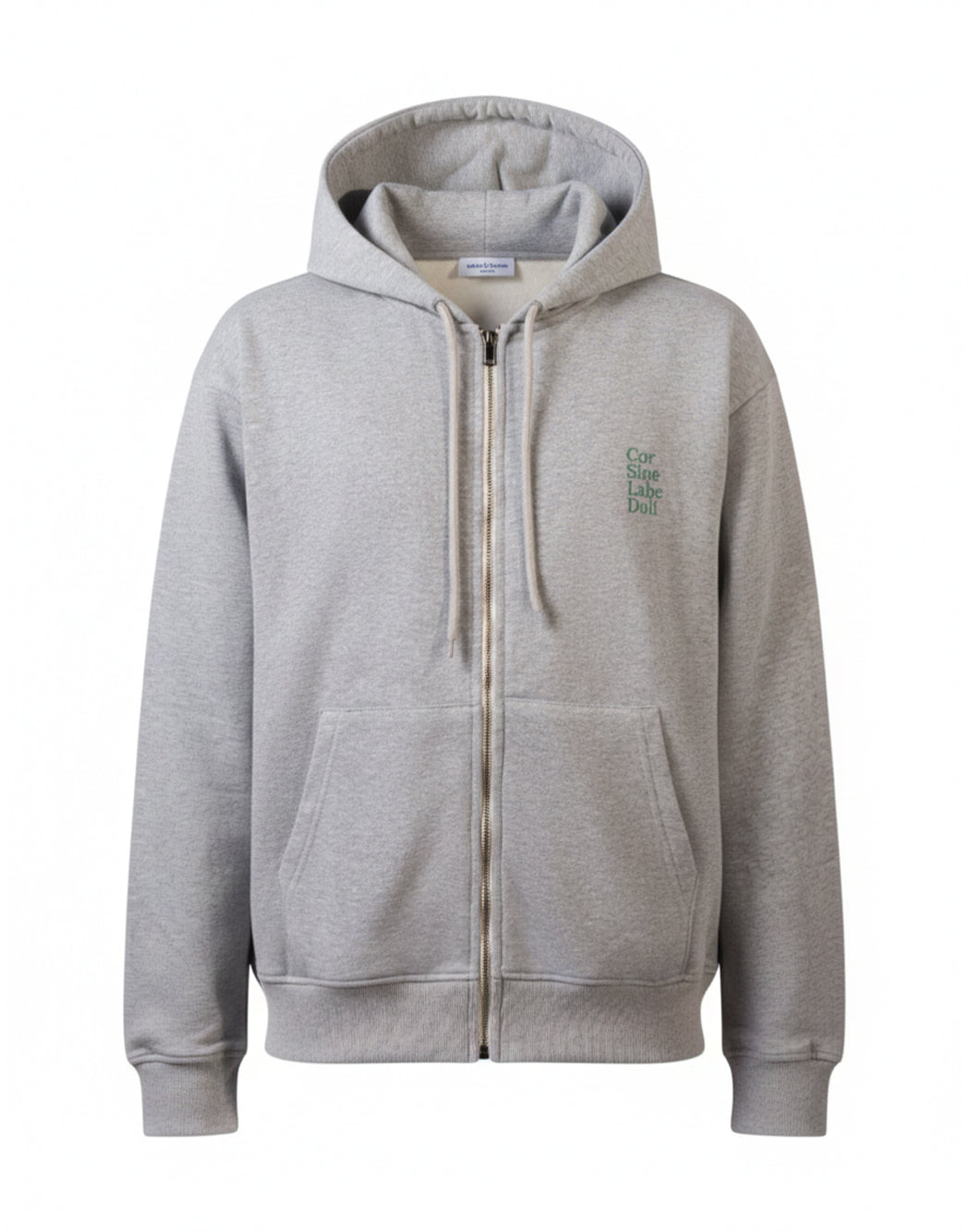 Corsinelabedoli FELPA CON CAPPUCCIO Grigio