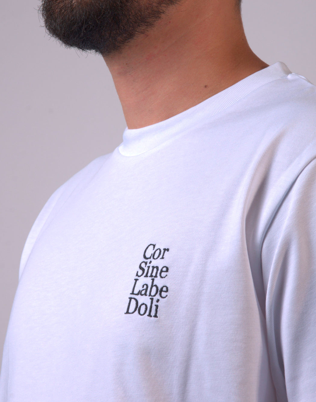 Corsinelabedoli T-SHIRT CON LOGO Bianco