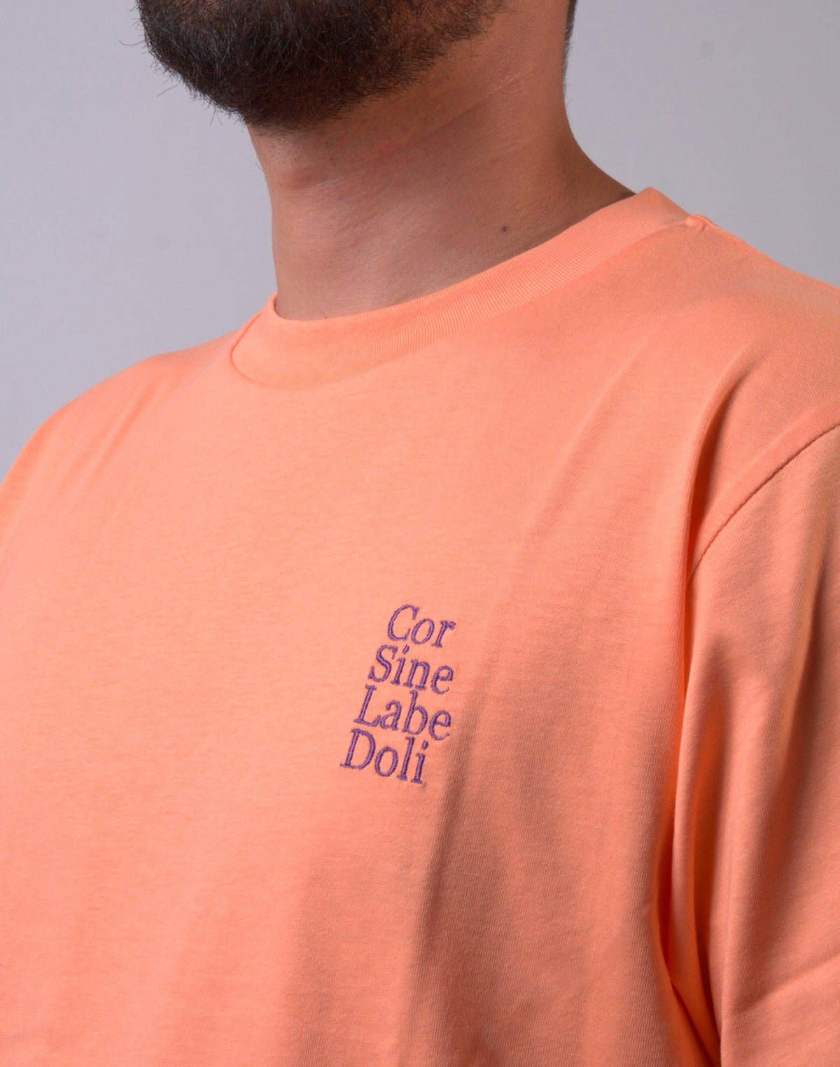 Corsinelabedoli T-SHIRT CON LOGO Arancione