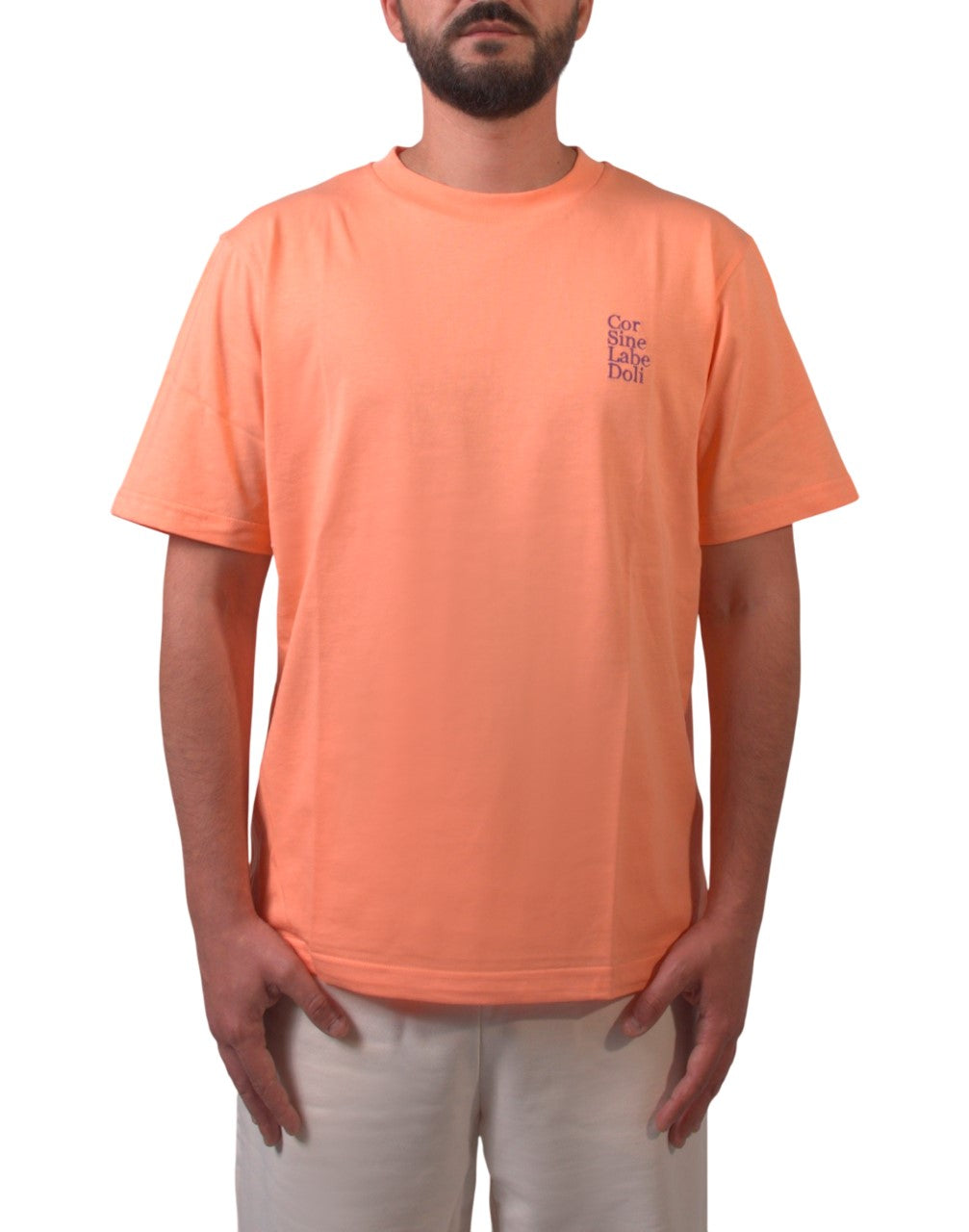 Corsinelabedoli T-SHIRT CON LOGO Arancione
