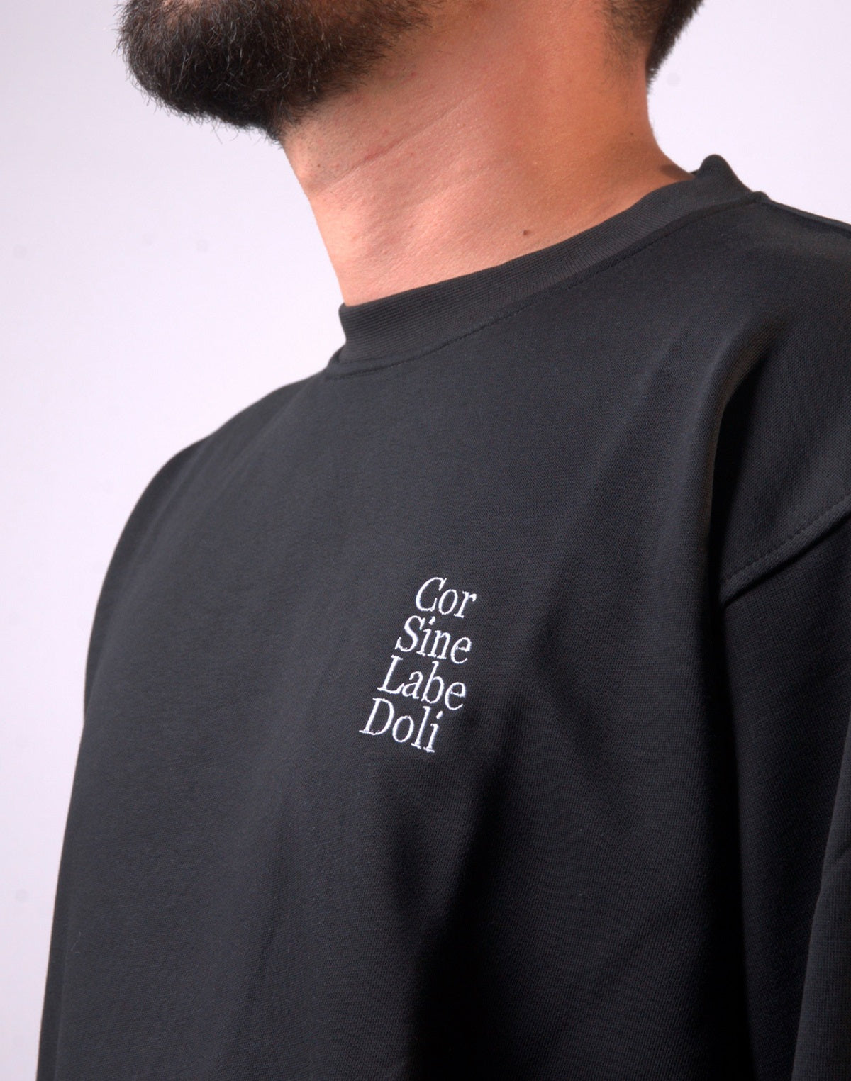 Corsinelabedoli FELPA CON LOGO Nero