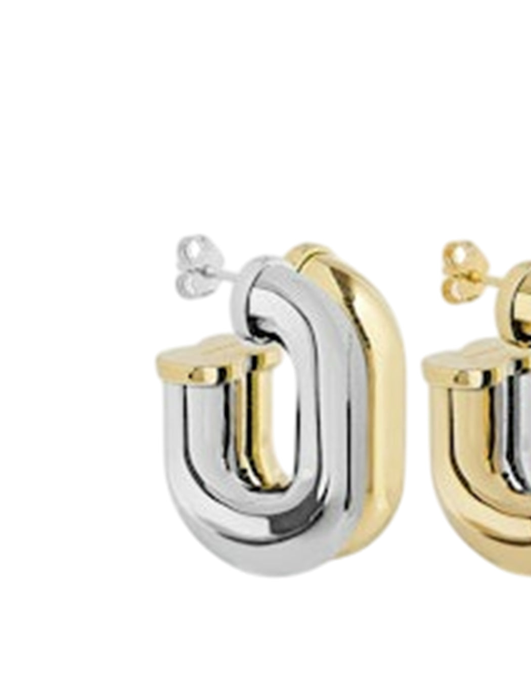 Rabanne ORECCHINI A MAGLIE XL Oro