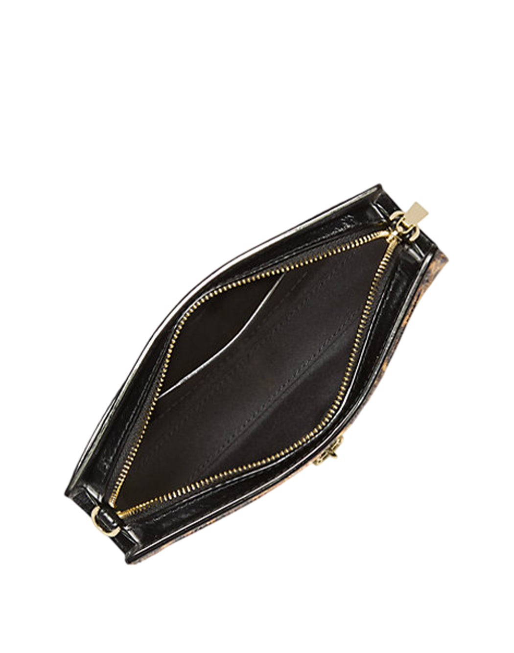 "Michael Kors BORSA "HAMILTON MODERNE" LEOPARDATA Oro"