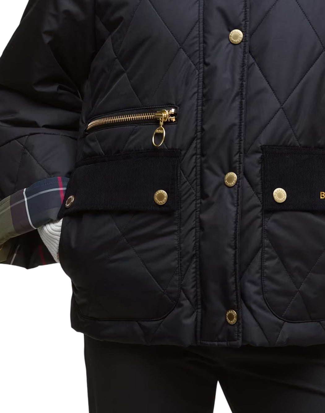 "Barbour GIACCA "MARTHA QUILTED" Nero"