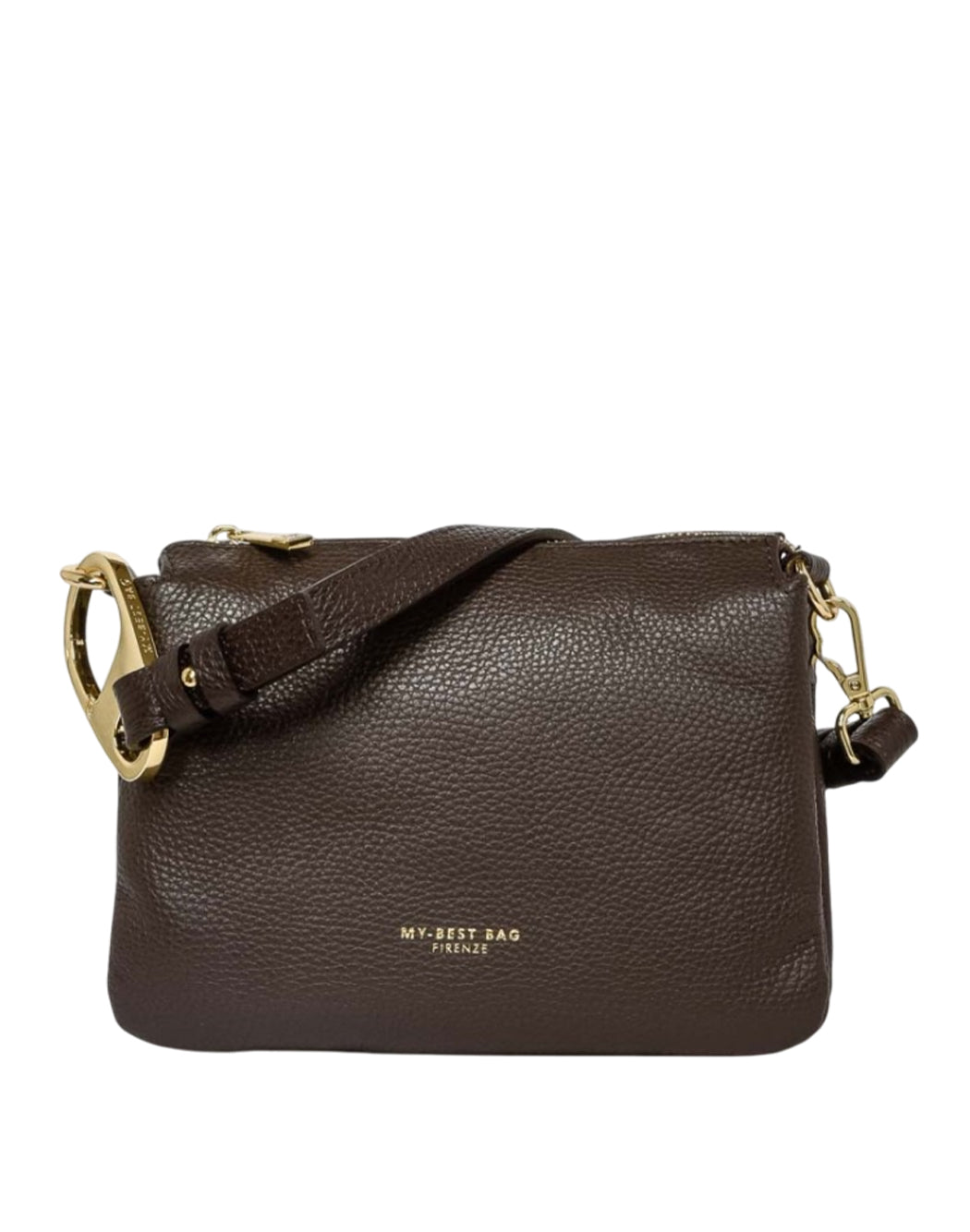 "My Best Bags BORSA A TRACOLLA "REFLEX" Marrone"