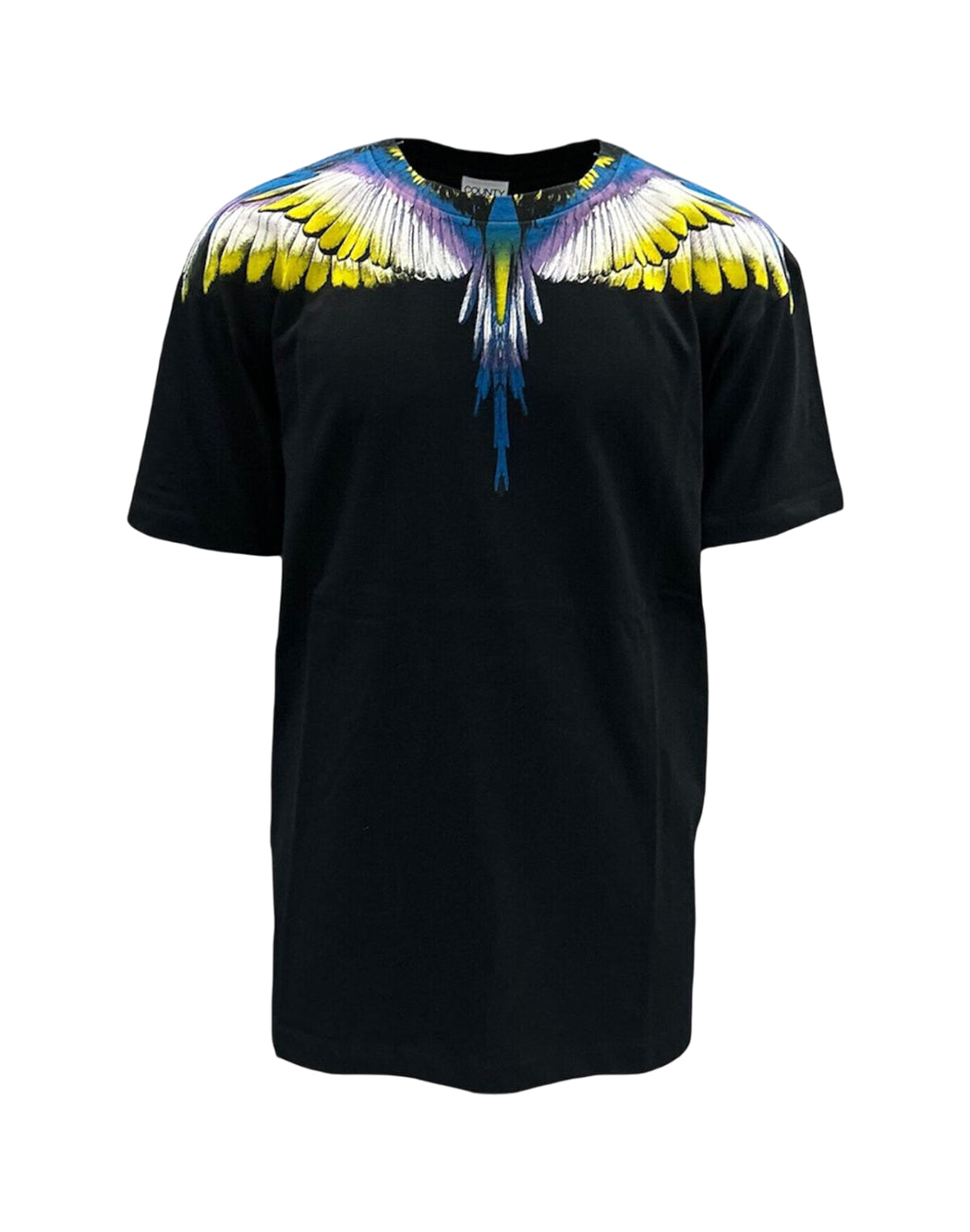 Marcelo Burlon T-SHIRT CON CLASSICO LOGO BURLON Nero