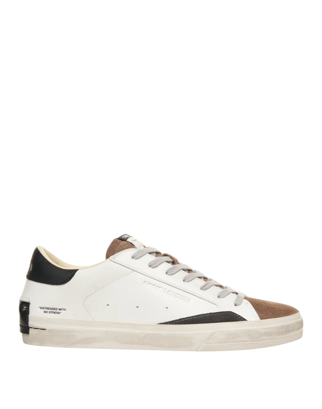 Crime London SNEAKERS DISTRESSED Bianco