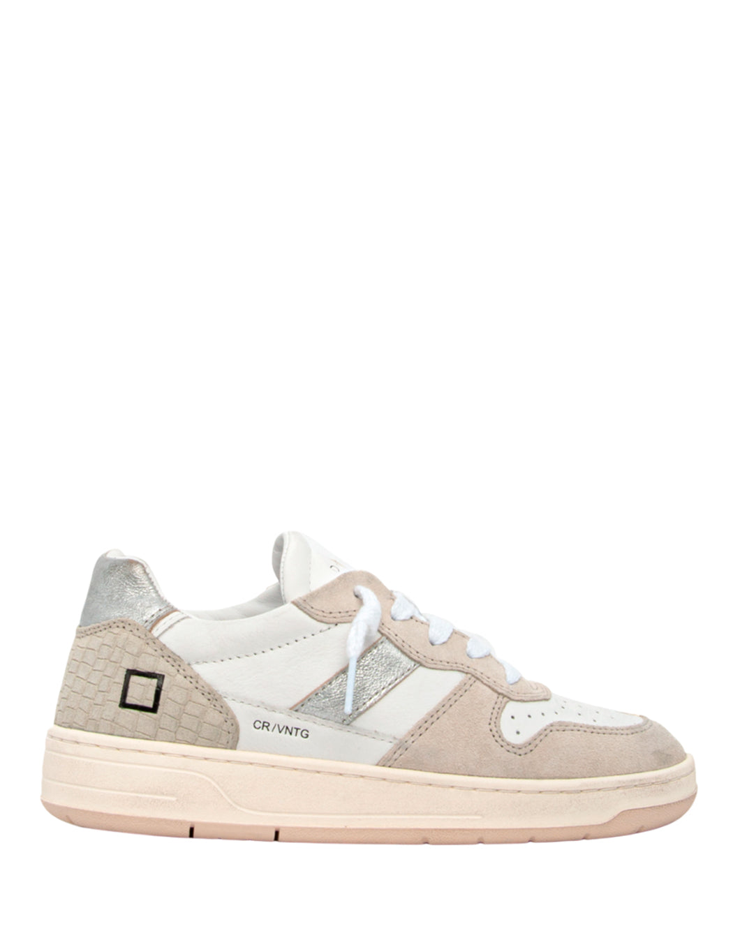 "D.a.t.e. SNEAKER "COURT 2.0 VINTAGE CALF" Neutro"