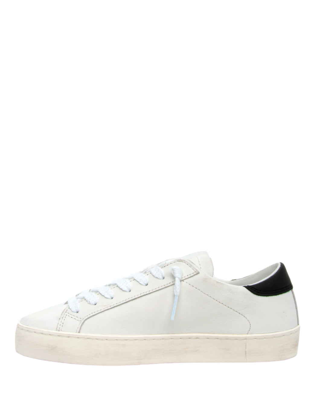 "D.a.t.e. SNEAKER "HILL LOW CALF" Bianco"