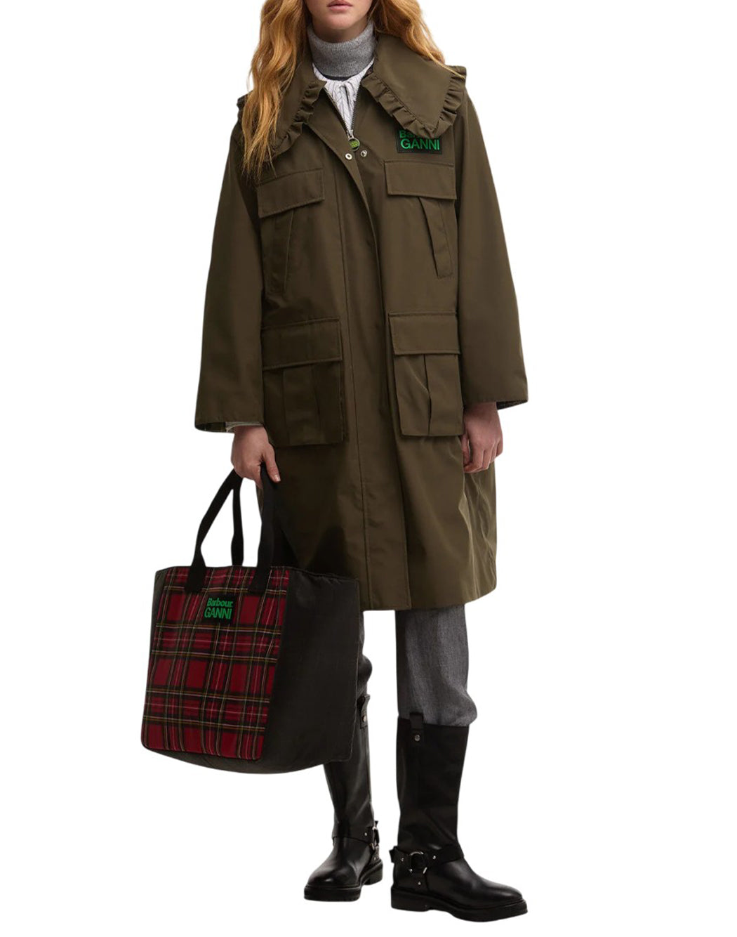 Barbour X Ganni  Multicolor