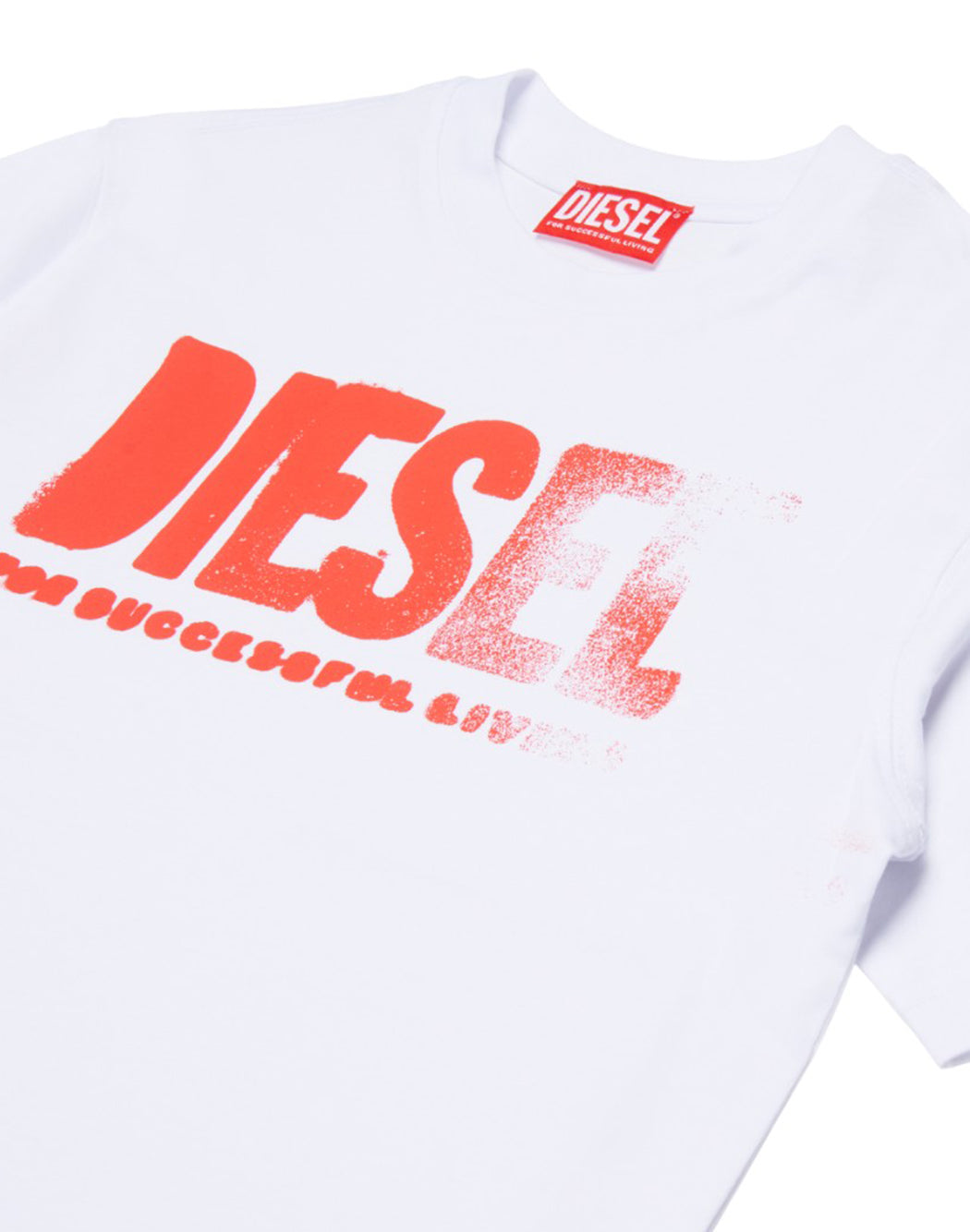 Diesel T-SHIRT TADJUSTQ10 Bianco