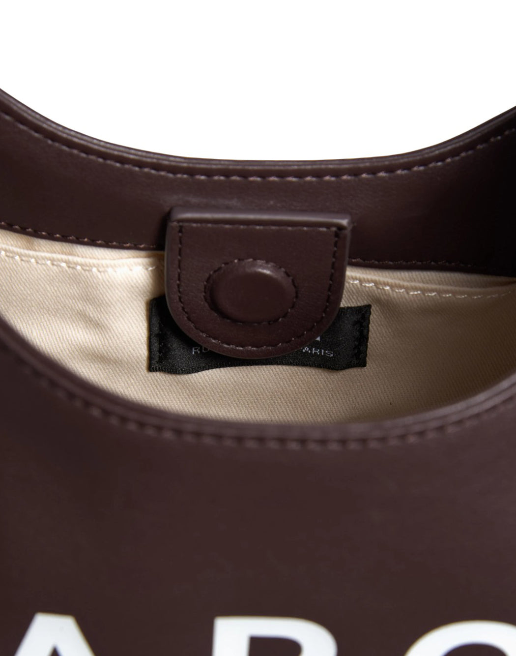 "A.p.c. BORSA "BABY NINON" Marrone"