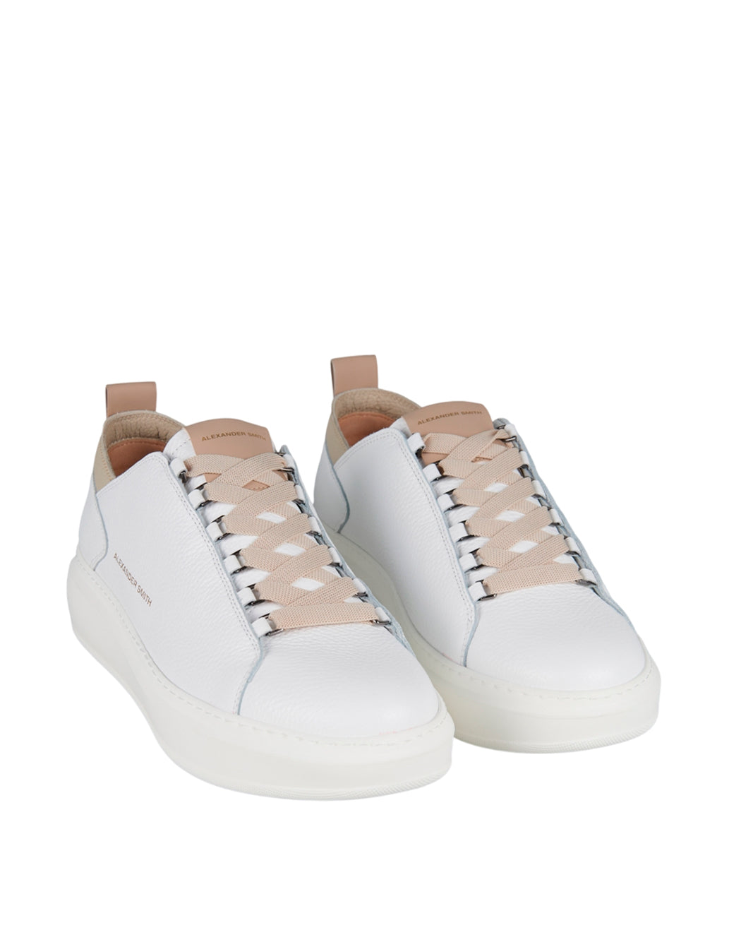 Alexander Smith SNEAKERS ALEXANDER SMITH WEMBLEY DECONSTRUCTED DARK IVORY - ASBDWEM-2366 Neutro