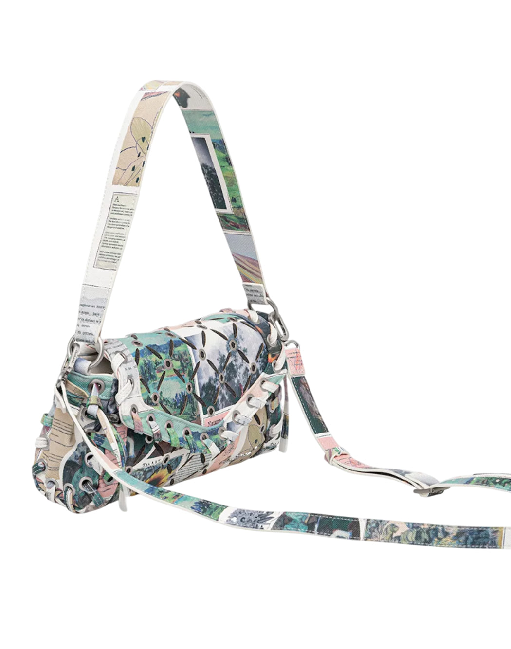 Desigual BORSA CON STAMPA GIORNALE Multicolor