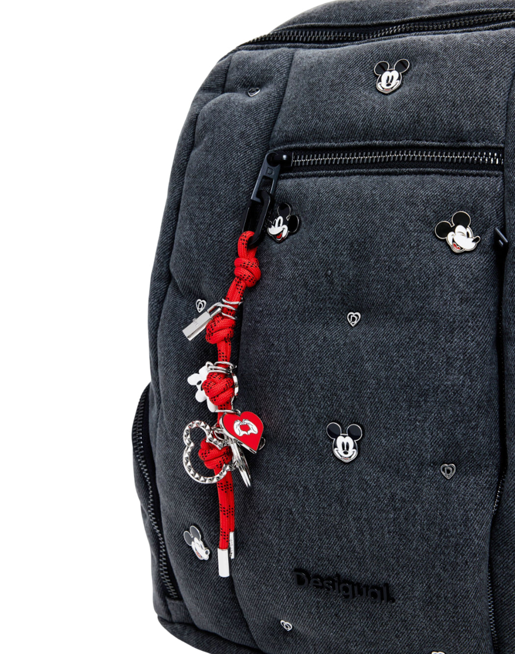 "Desigual ZAINO IN DENIM "MICKEY" Grigio"