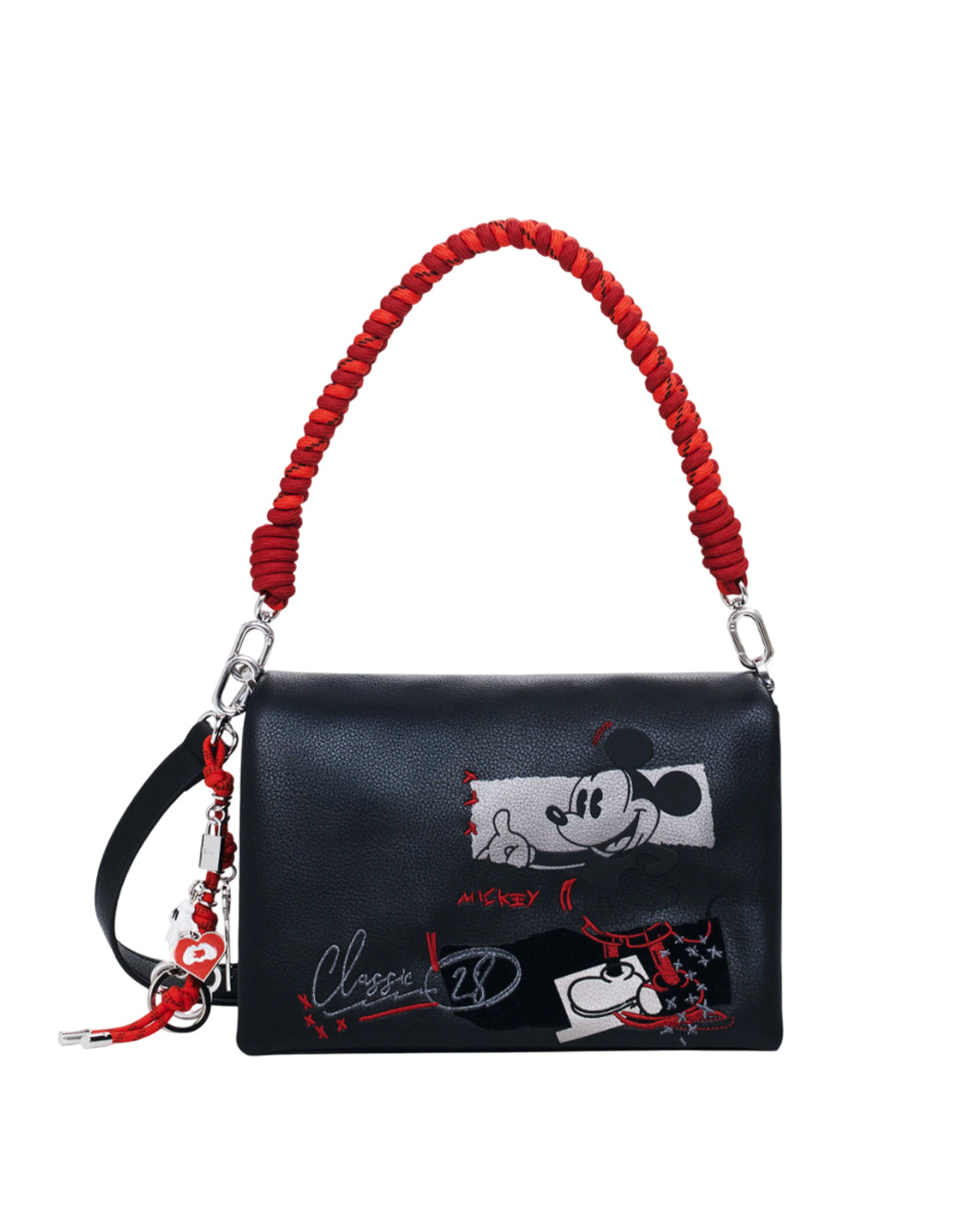"Desigual BORSA MEDIUM IN ECOPELLE "MICKEY" Nero"