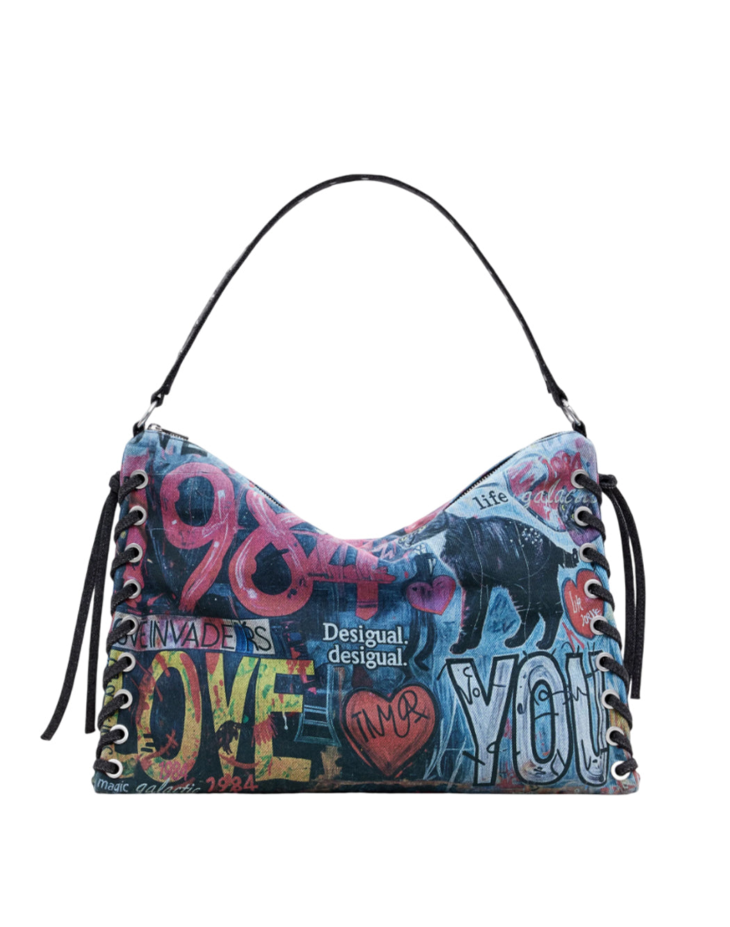 Desigual BORSA BIG GRAFFITI Multicolor