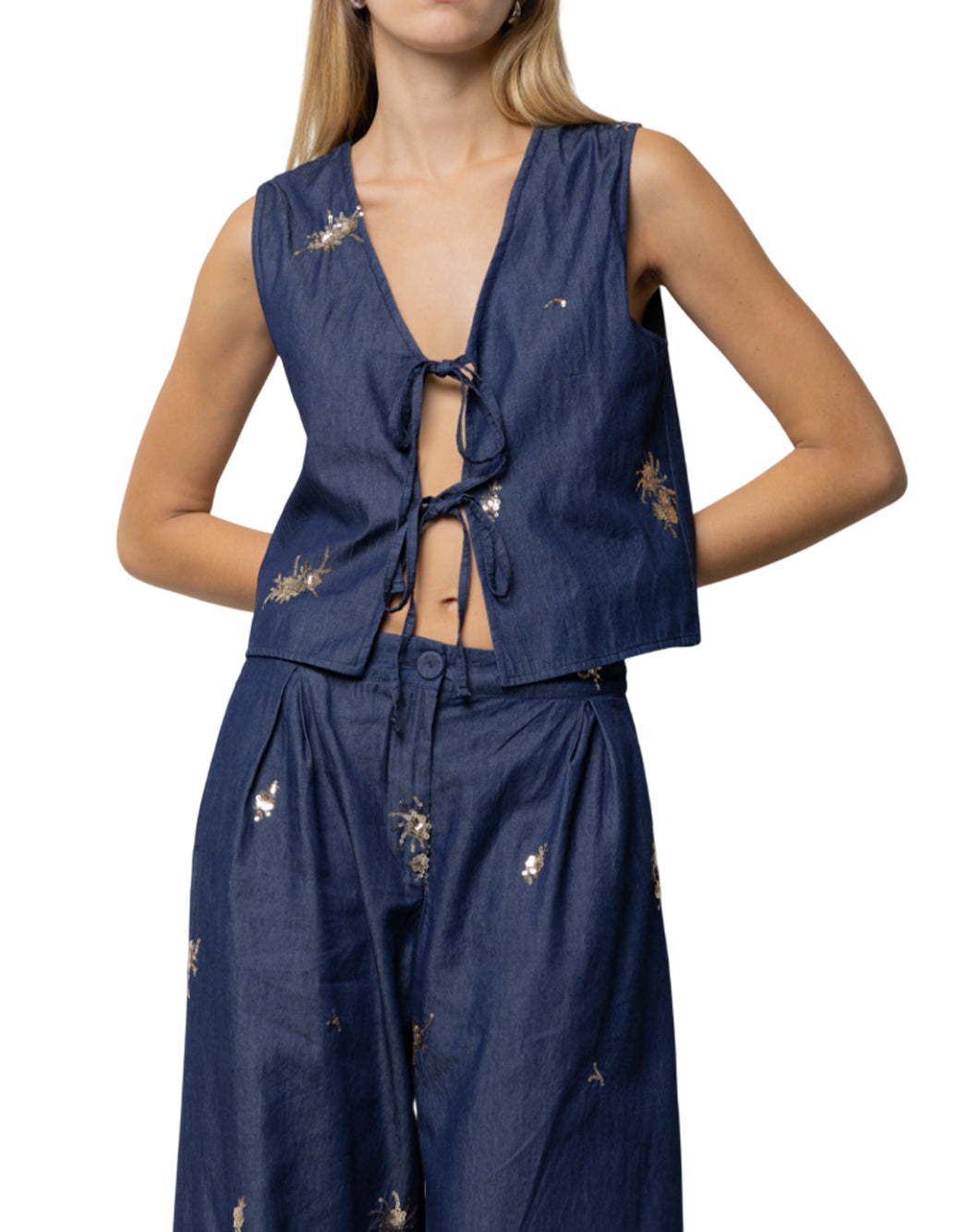 Kaos Jeansblau