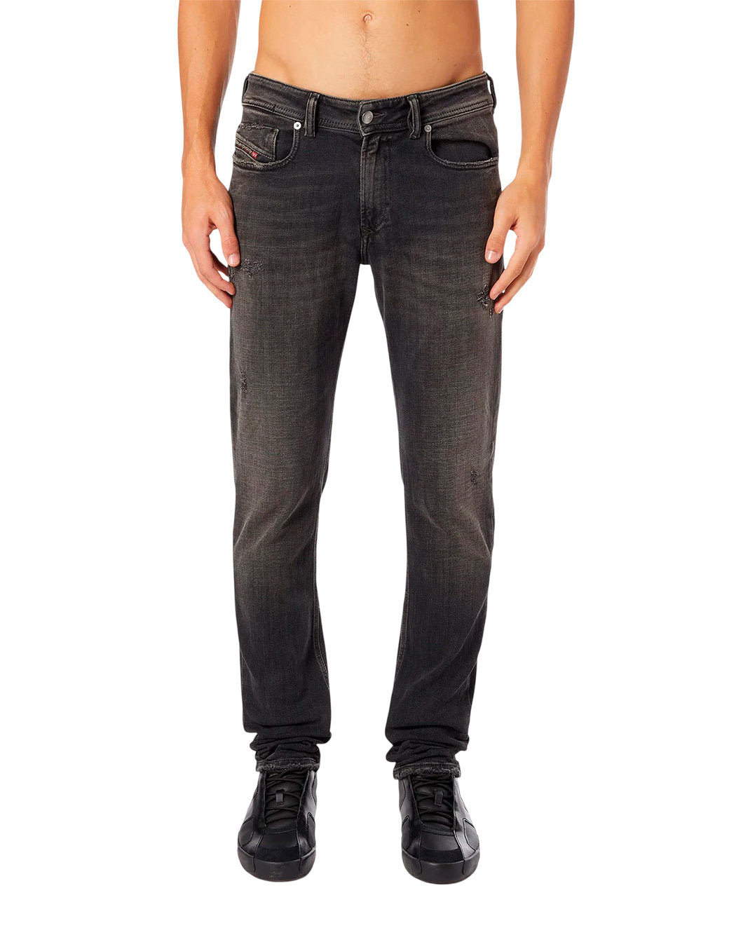 Diesel Jeans skinny da Uomo Diesel, colore Grigio Grigio