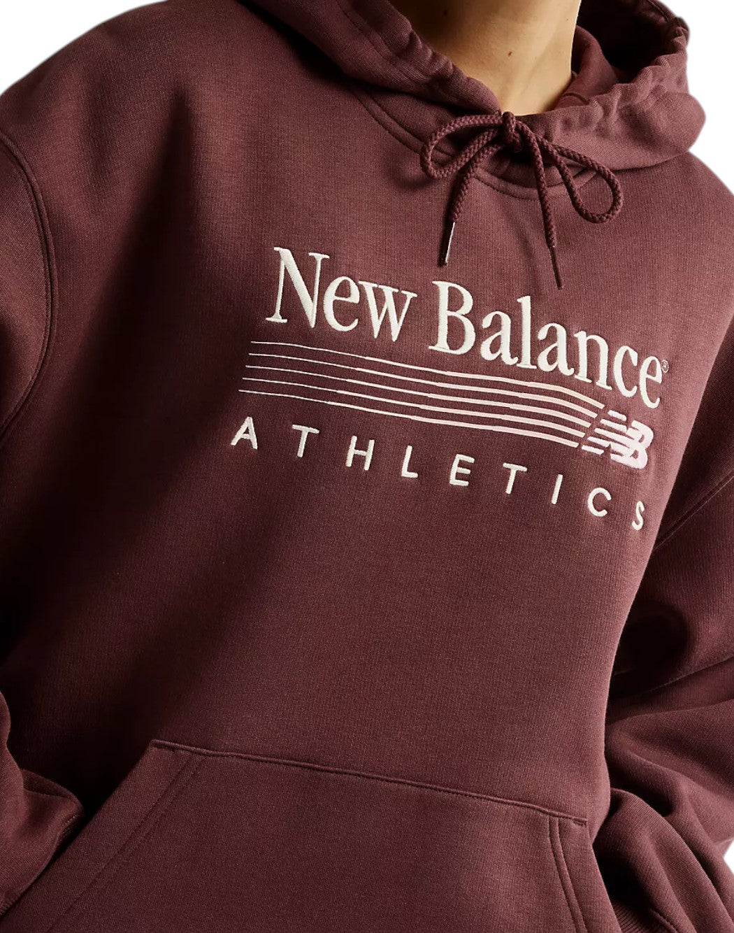 New Balance Felpe con cappuccio da Donna New balance, colore Rosso Rosso
