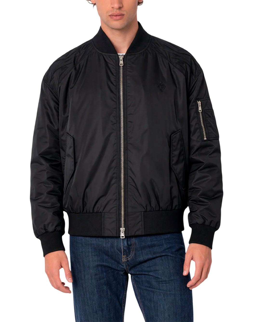 County Of Milan Bomber da Uomo County of milan, colore Nero Nero
