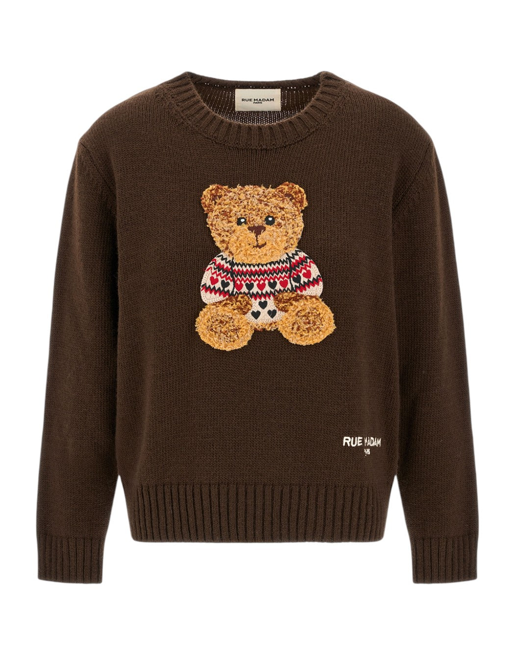 Rue Madam Paris Maglie girocollo da Donna Rue madam paris, colore Marrone Marrone