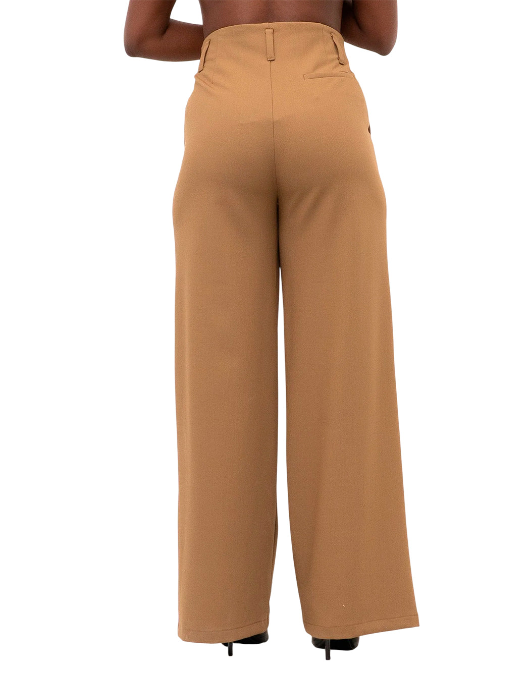 Eleh Pantaloni cropped da Donna Eleh, colore Marrone Marrone