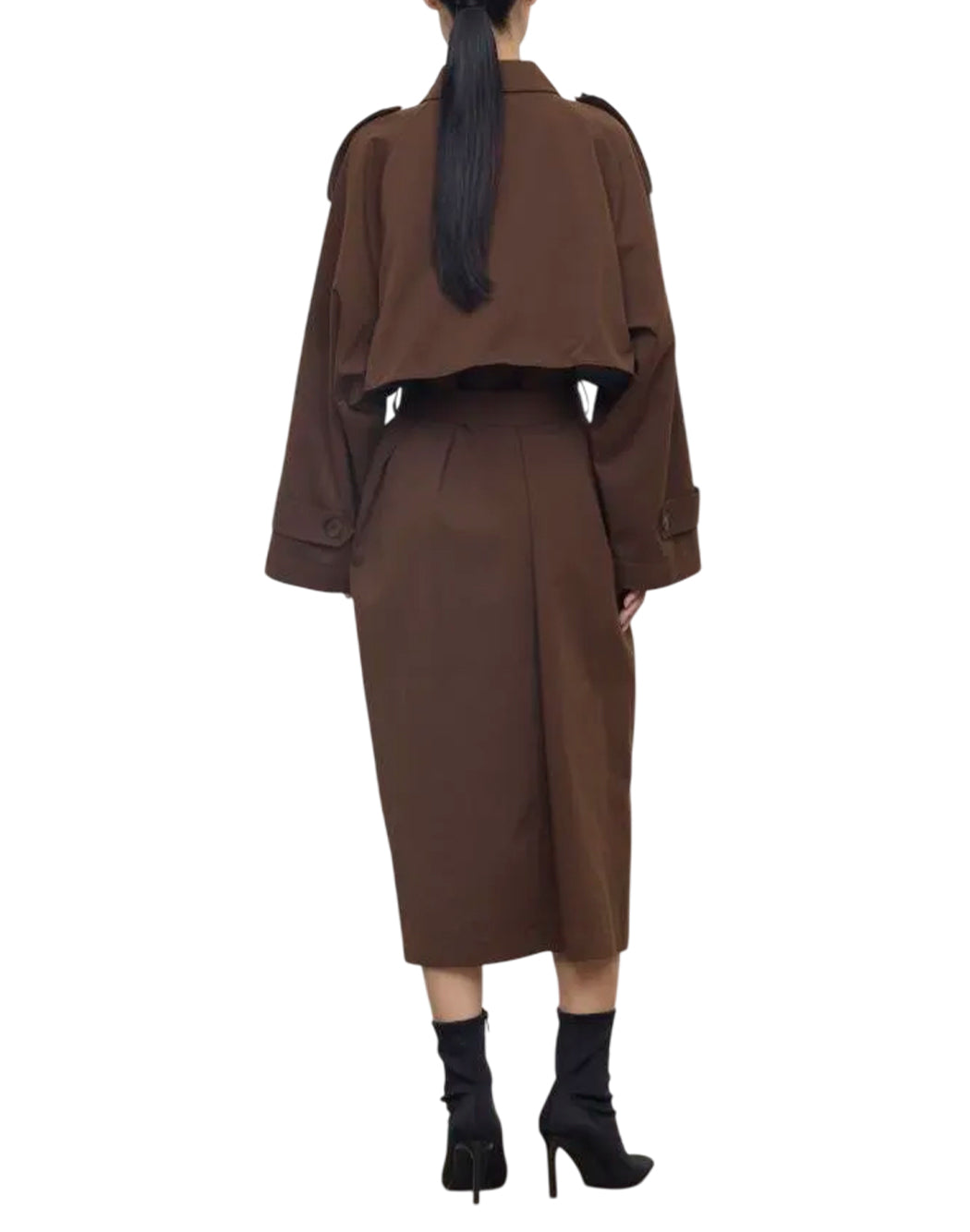 Eleh Cappotti corti da Donna Eleh, colore Marrone Marrone