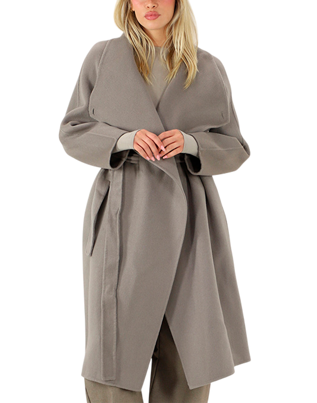 Eleh Cappotti lunghi da Donna Eleh, colore Marrone Marrone
