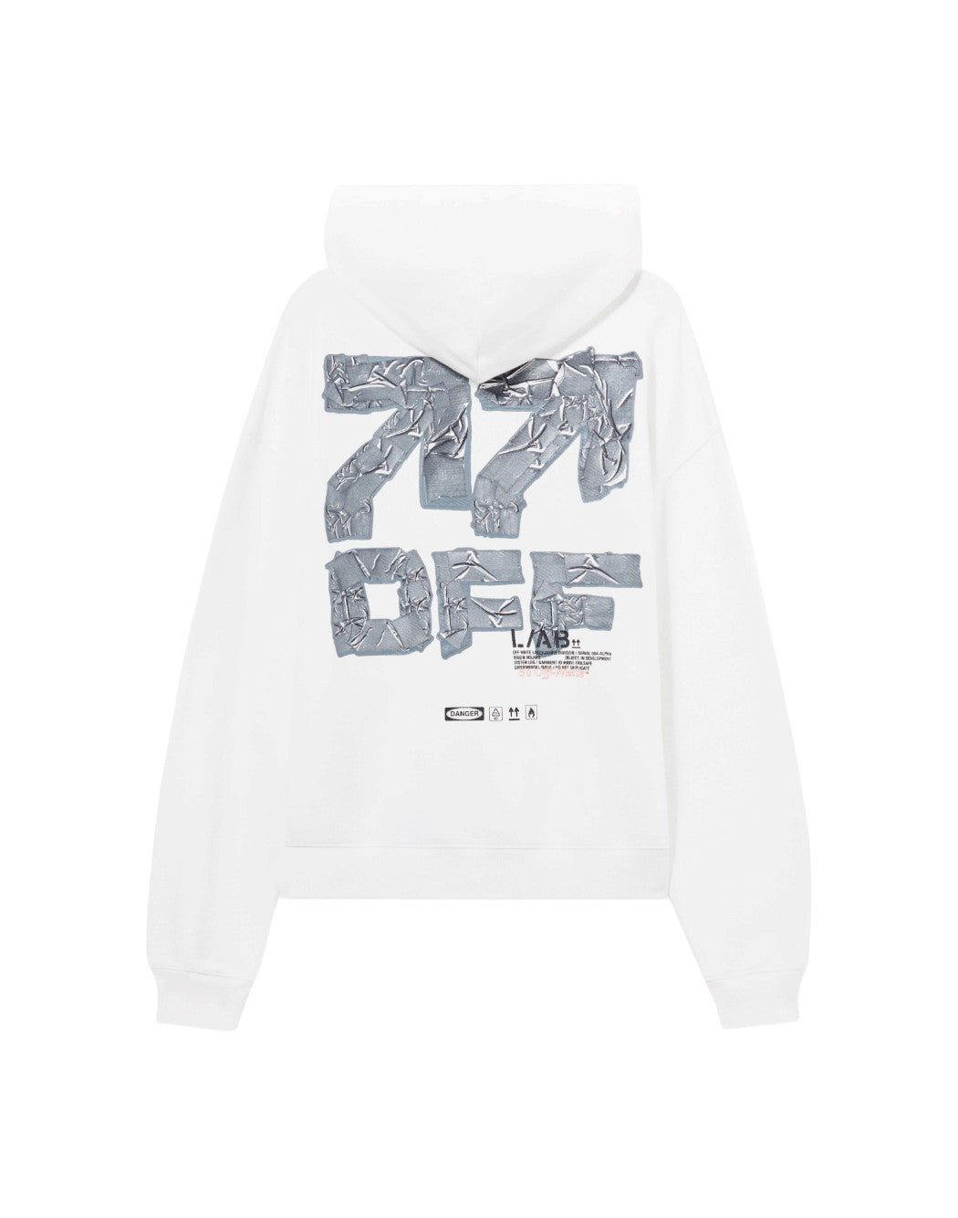 Off-white Felpe con cappuccio da Bambino Off-white, colore Bianco Bianco