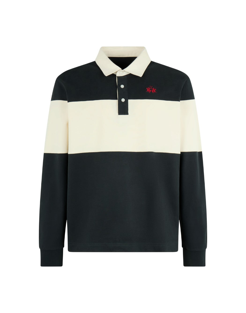 La Martina Polo maniche lunghe da Uomo La martina, colore Blu Blu