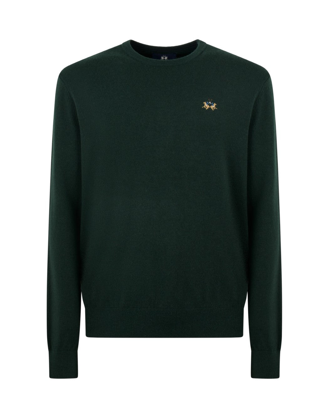 La Martina Maglie girocollo da Uomo La martina, colore Verde Verde