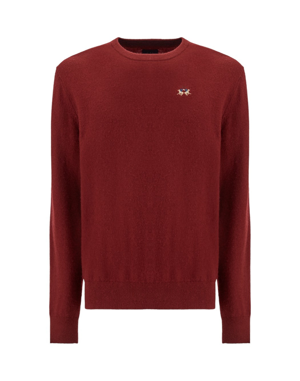 La Martina Maglie girocollo da Uomo La martina, colore Rosso Rosso