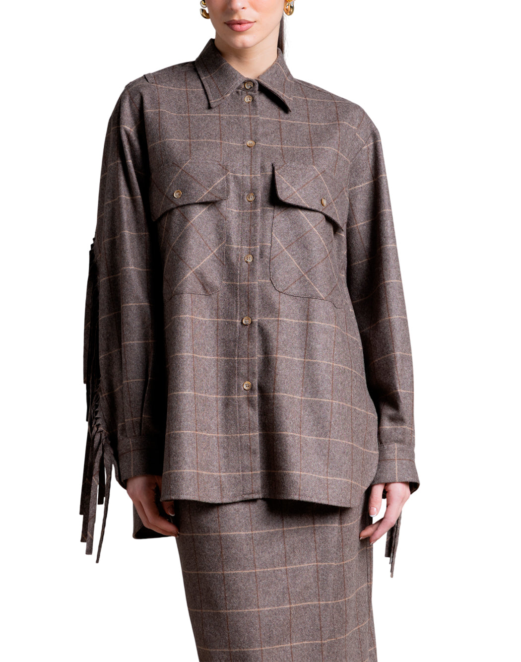 Icona Camicie casual da Donna Icona, colore Marrone Marrone