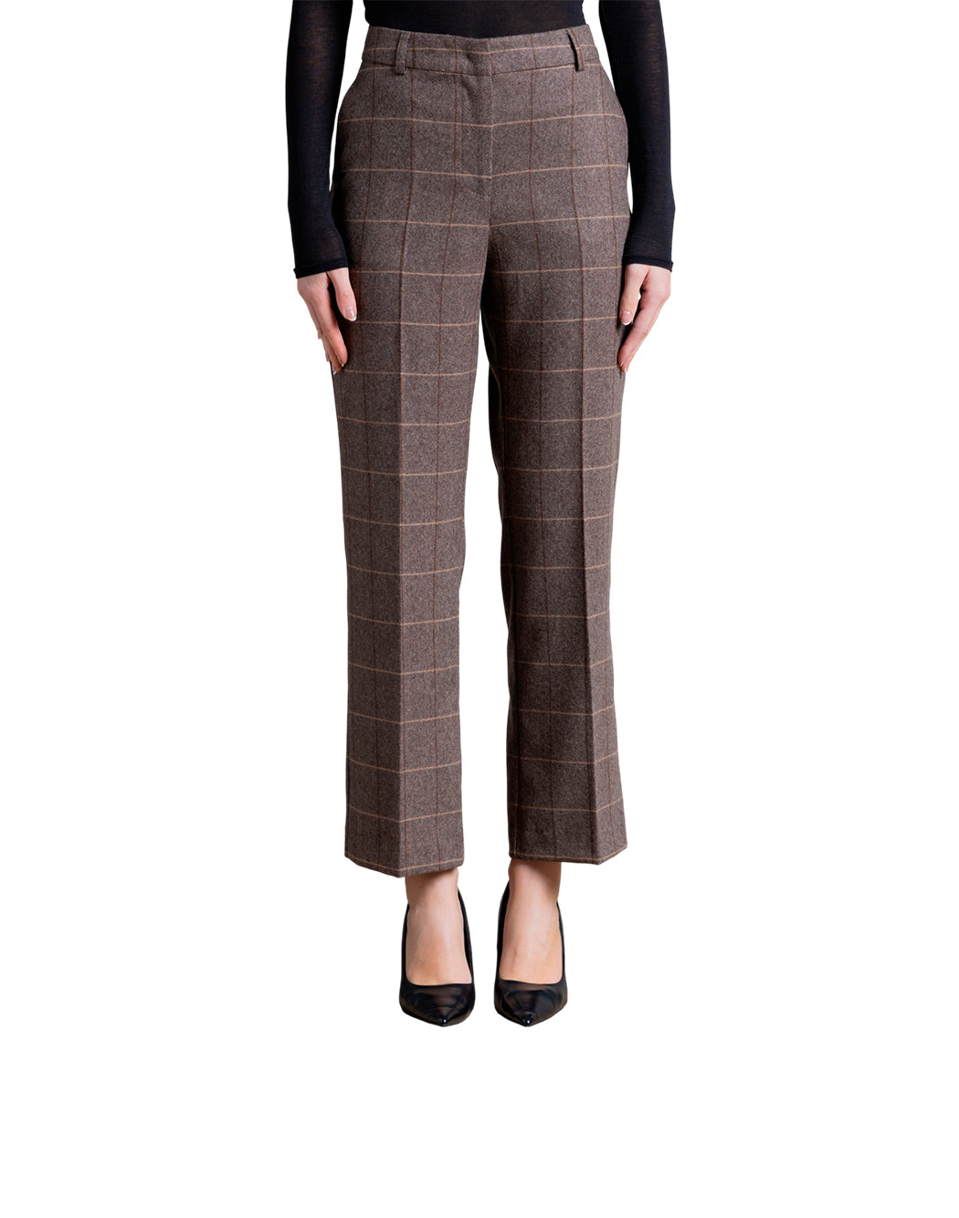 Icona Pantaloni casual da Donna Icona, colore Marrone Marrone