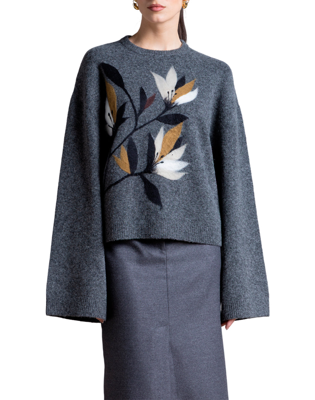 Icona Maglie girocollo da Donna Icona, colore Grigio Grigio