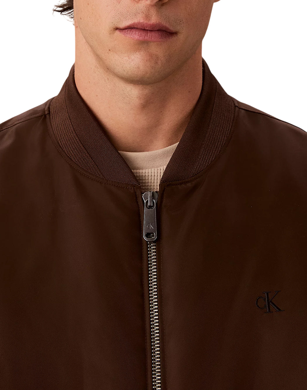 Calvin Klein Jeans Bomber da Uomo Calvin klein jeans, colore Marrone Marrone