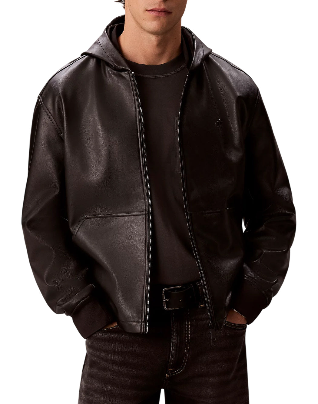 Calvin Klein Jeans Giacche in pelle da Uomo Calvin klein jeans, colore Nero Nero