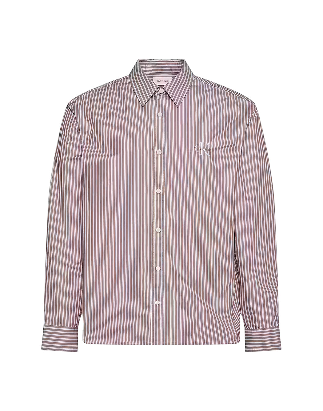 Calvin Klein Jeans Camicie casual da Uomo Calvin klein jeans, colore Grigio Grigio