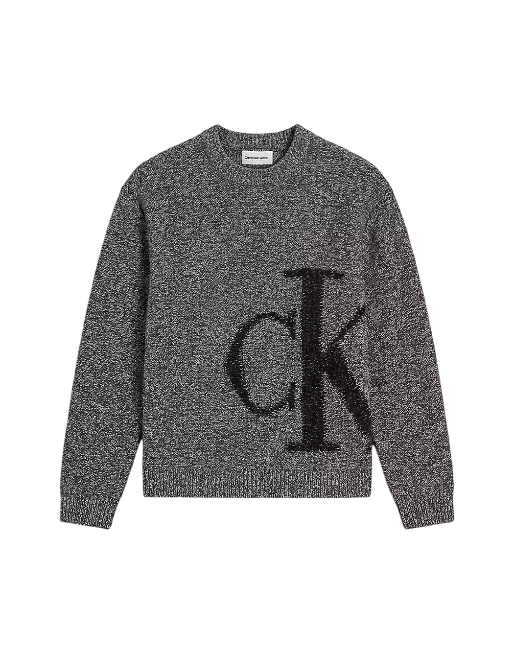 Calvin Klein Jeans Maglie girocollo da Uomo Calvin klein jeans, colore Grigio Grigio
