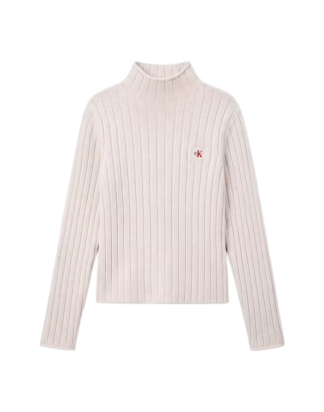 Calvin Klein Jeans Maglie collo alto da Donna Calvin klein jeans, colore Bianco Bianco