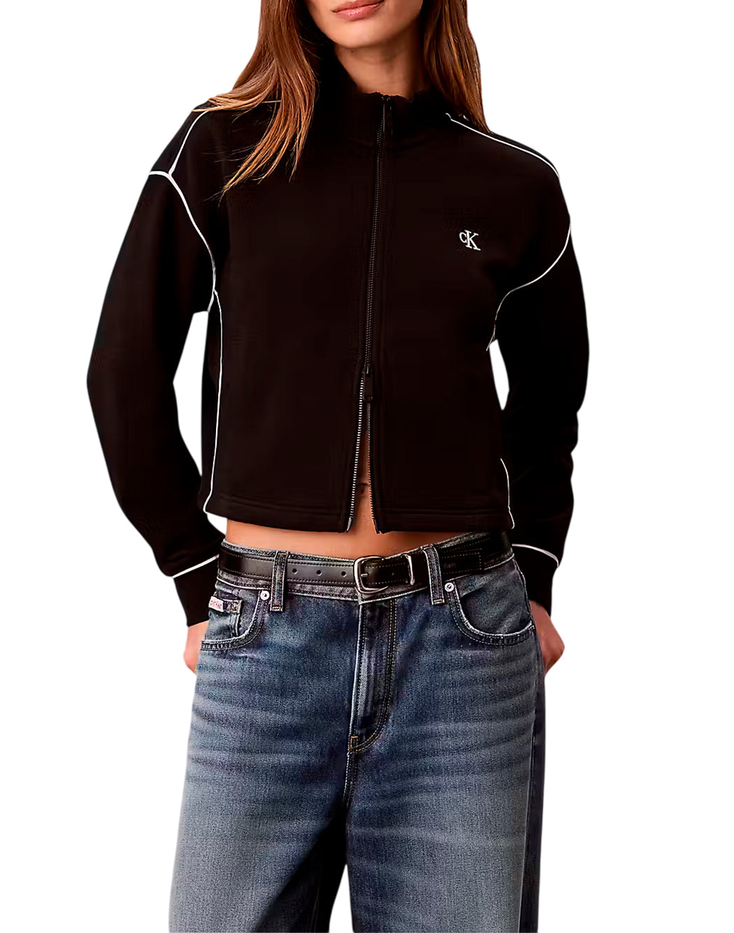 Calvin Klein Jeans Maglie collo alto da Donna Calvin klein jeans, colore Nero Nero