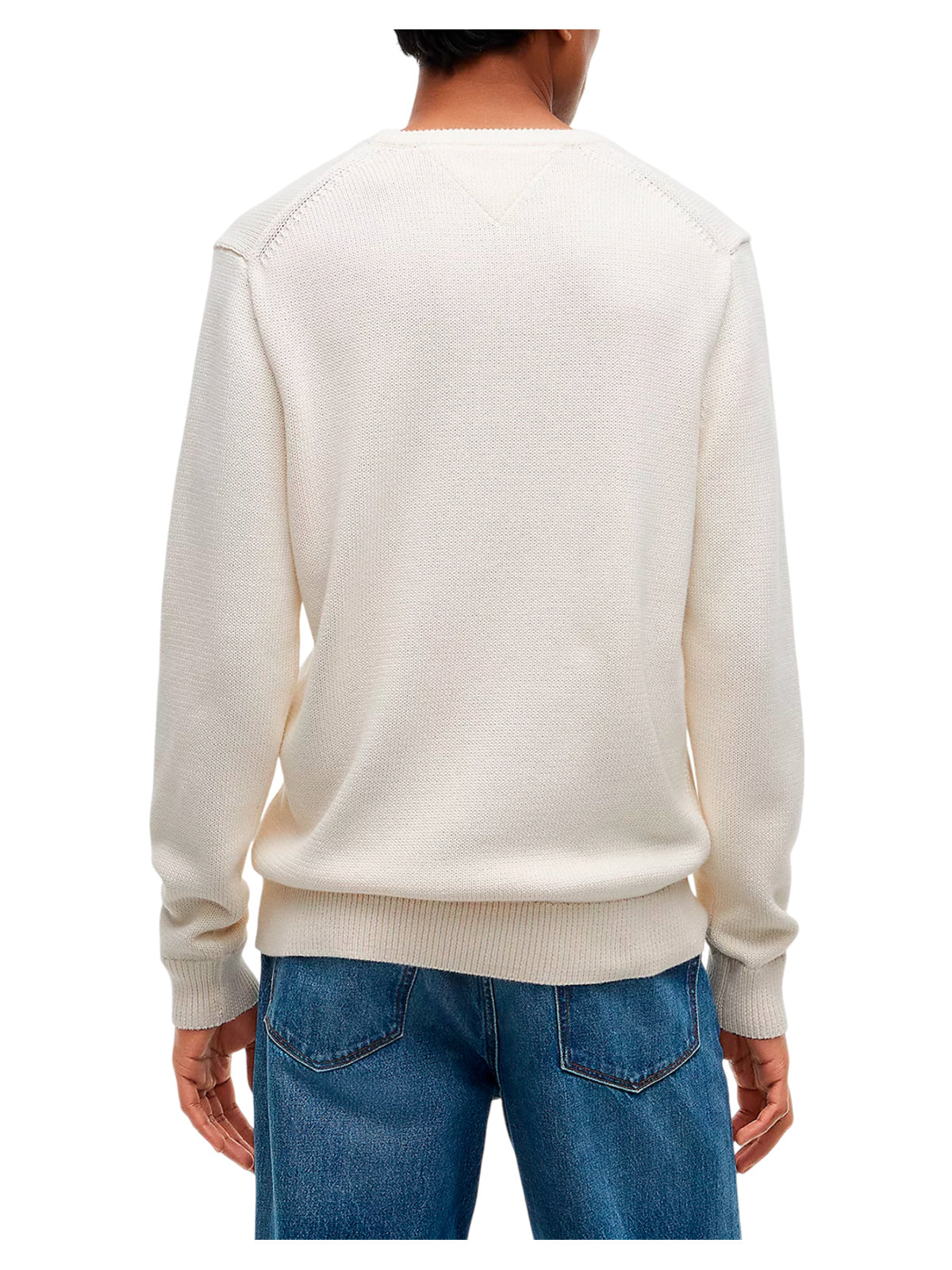 Tommy Hilfiger Felpe girocollo da Uomo Tommy hilfiger, colore Bianco Bianco