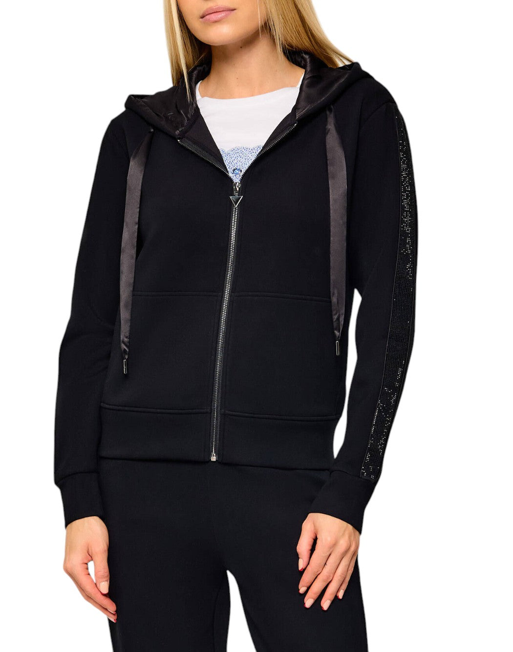 Guess Felpe con cappuccio da Donna Guess, colore Nero Nero