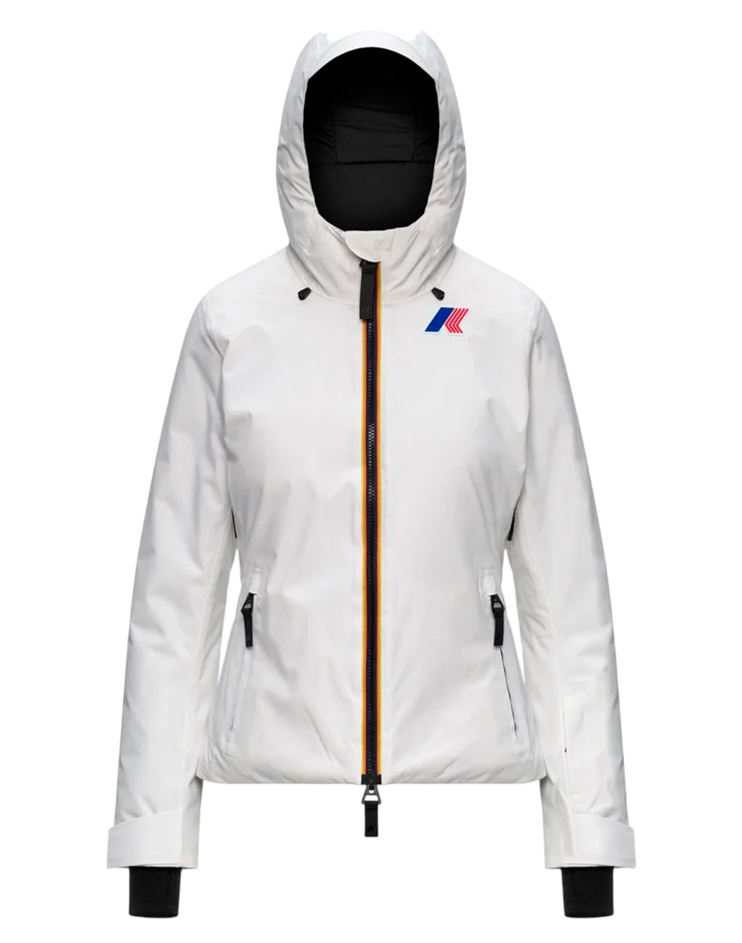 K-way Piumini corti da Donna K-way, colore Bianco Bianco