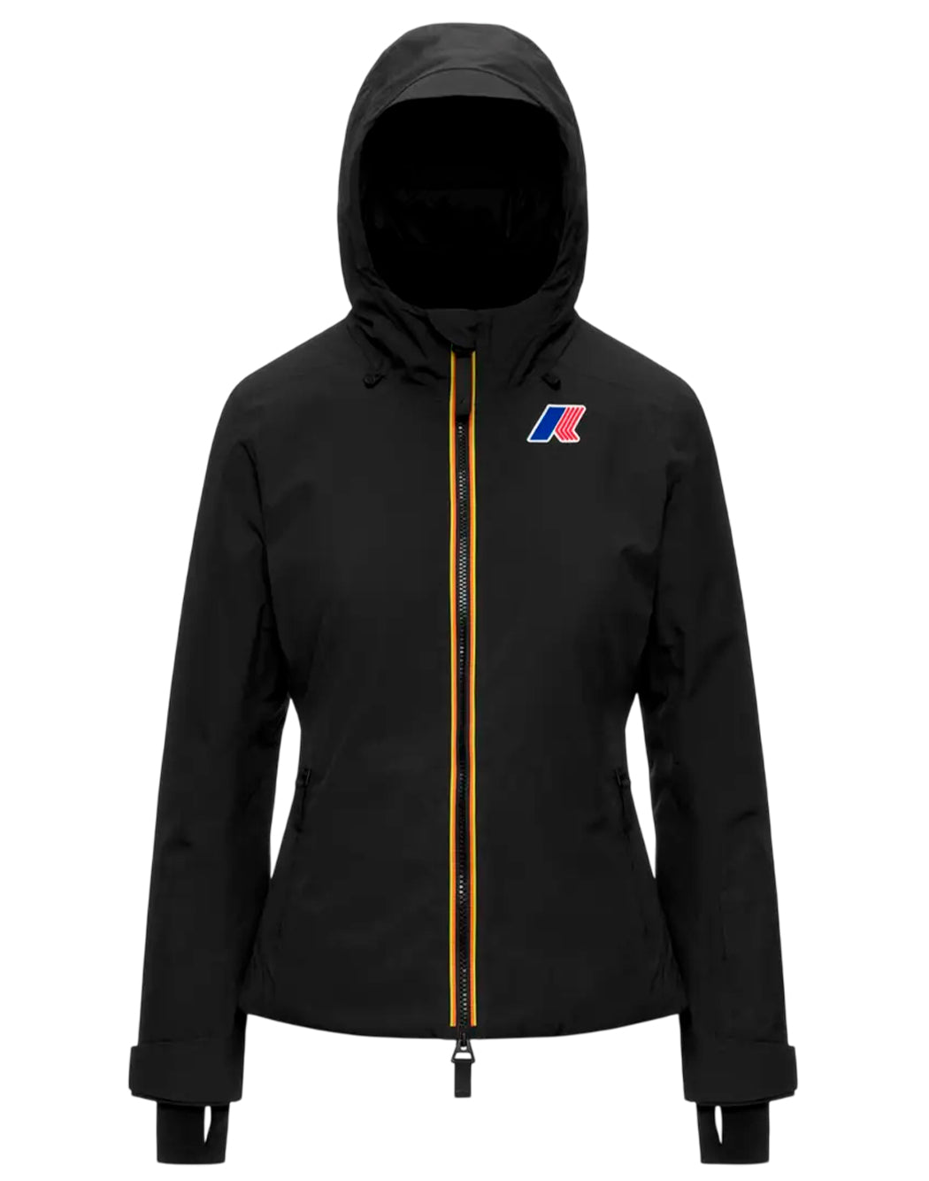 K-way Piumini corti da Donna K-way, colore Nero Nero
