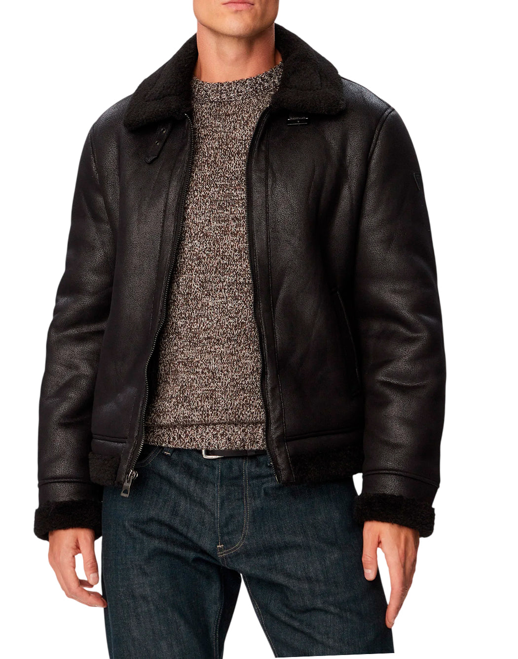 Guess Pellicce e montoni da Uomo Guess, colore Nero Nero