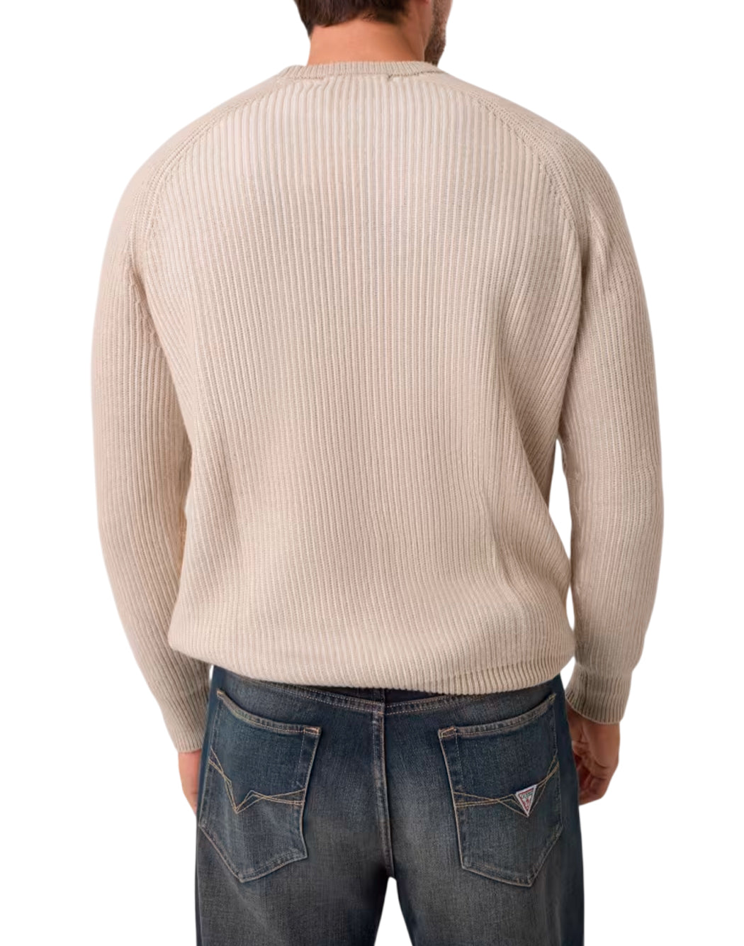 Guess Maglie girocollo da Uomo Guess, colore Neutro Neutro